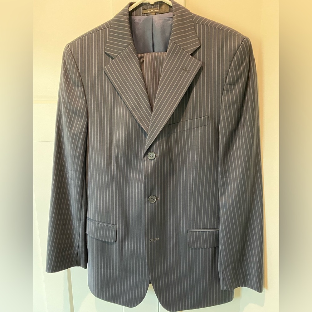 Zara Men’s 38R Blazer Jacket W Pants 30W30L